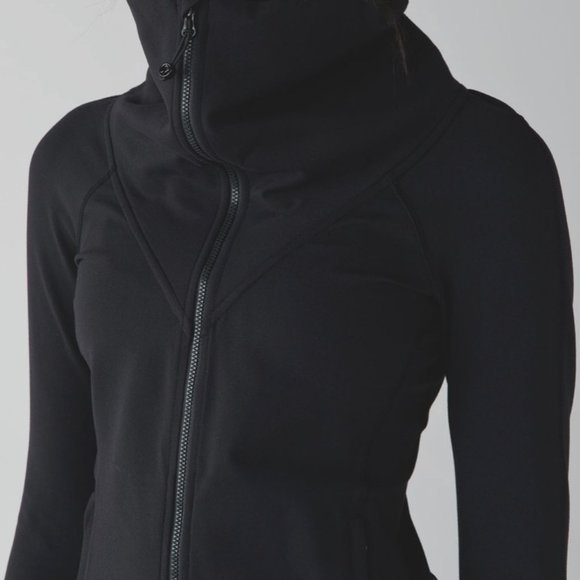 Lululemon Be Present Full-Zip Jacket, Black, Size 6 - Picture 2 of 8